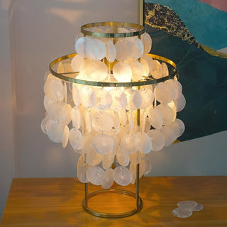 Fun Modern Shell Table Lamp
