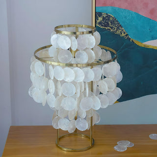 Fun Modern Shell Table Lamp