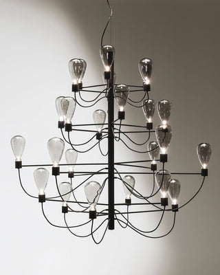 Gand  Industrial Metal Tiered Chandelier