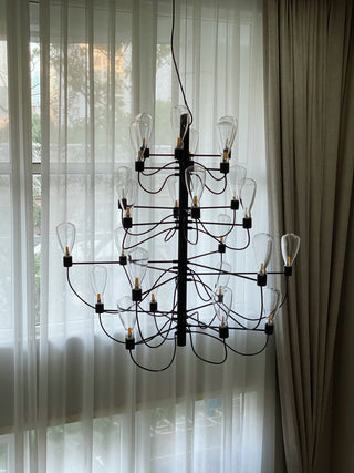 Gand  Industrial Metal Tiered Chandelier