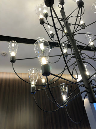 Gand  Industrial Metal Tiered Chandelier