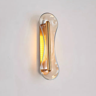 Hourglass Modern Stainless Steel Wall Lamp