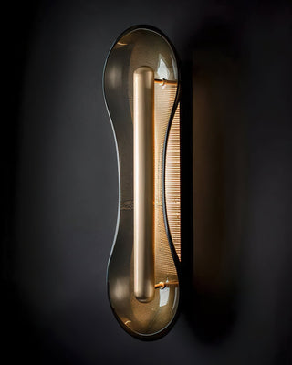 Hourglass Modern Stainless Steel Wall Lamp
