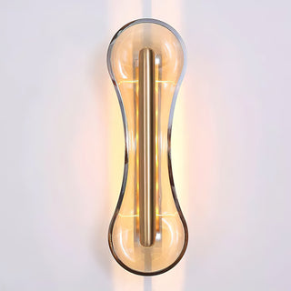 Hourglass Modern Stainless Steel Wall Lamp