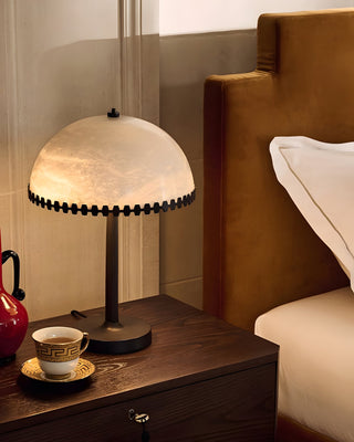 Zanon Vintage Alabaster Table Lamp