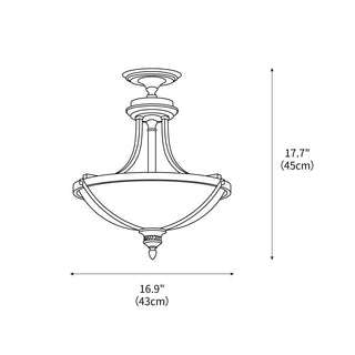 Geary Retro Iron Ceiling Light