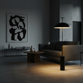 Geen-a Sculptural Steel Floor Light