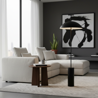 Geen-a Sculptural Steel Floor Light