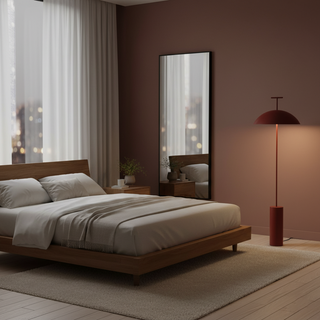 Geen-a Sculptural Steel Floor Light