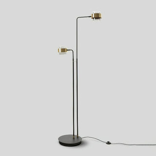 Gemini Modern Iron Twin Floor Light