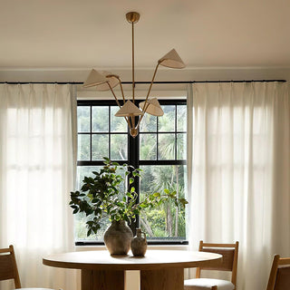 Geometric Harmony Sculptural Fabric Chandelier