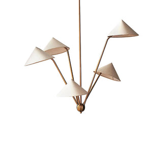 Geometric Harmony Sculptural Fabric Chandelier