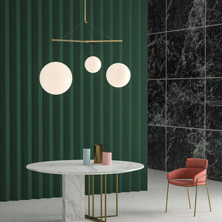 Geometric Triangle Sculptural Glass Pendant Light