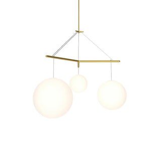 Geometric Triangle Sculptural Glass Pendant Light