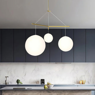 Geometric Triangle Sculptural Glass Pendant Light