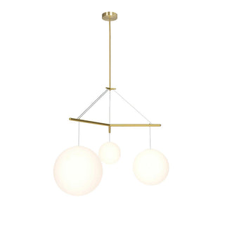 Geometric Triangle Sculptural Glass Pendant Light