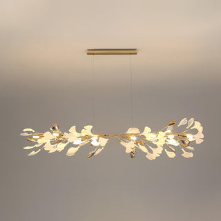 Ovyneth Postmodern Luxury Gingko Metal Ceramics Chandelier - Blowlighting