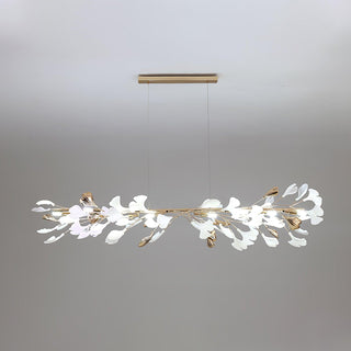 Ovyneth Postmodern Luxury Gingko Metal Ceramics Chandelier - Blowlighting