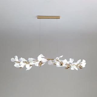 Ovyneth Postmodern Luxury Gingko Metal Ceramics Chandelier - Blowlighting