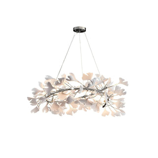Gingko Floral Ceramics Chandelier
