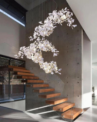 Ginkgo Natural Iron Chandelier
