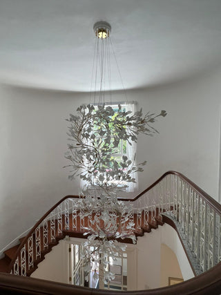 Ginkgo Natural Iron Chandelier