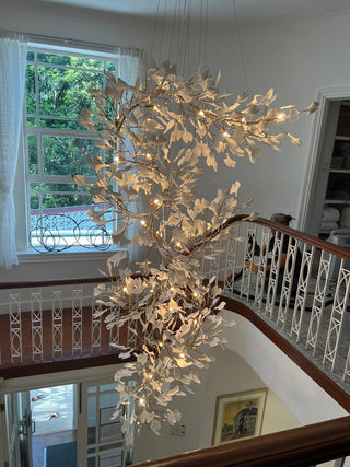 Ginkgo Natural Iron Chandelier