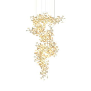 Ginkgo Natural Iron Chandelier