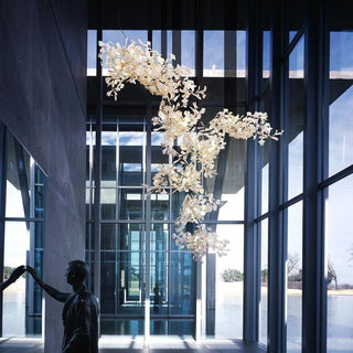 Ginkgo Natural Iron Chandelier