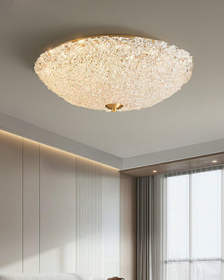 Gino Luxury Glass Ice Pattern Ceiling Light