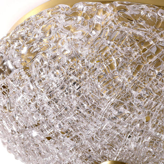 Gino Luxury Glass Ice Pattern Ceiling Light