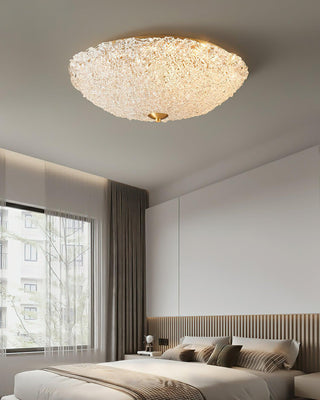 Gino Luxury Glass Ice Pattern Ceiling Light