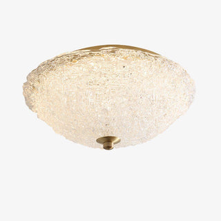 Gino Luxury Glass Ice Pattern Ceiling Light