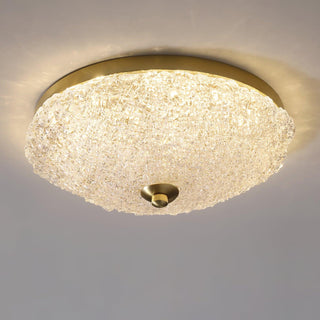 Gino Luxury Glass Ice Pattern Ceiling Light
