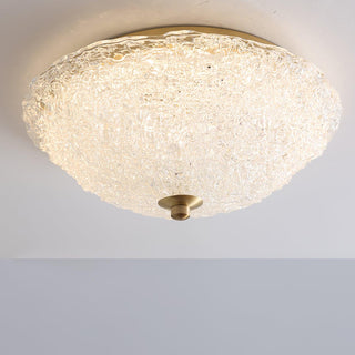 Gino Luxury Glass Ice Pattern Ceiling Light
