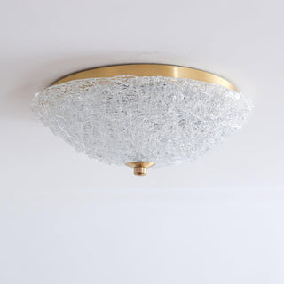 Gino Luxury Glass Ice Pattern Ceiling Light