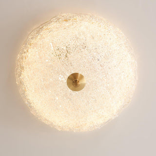 Gino Luxury Glass Ice Pattern Ceiling Light
