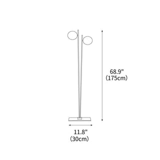 Giorgio Minimalist Metal Floor Light