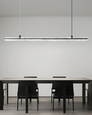 Glacial Modern Brass Chandelier