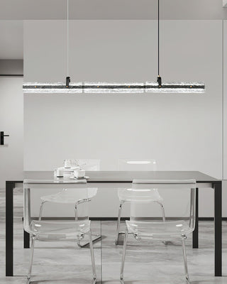 Glacial Modern Brass Chandelier