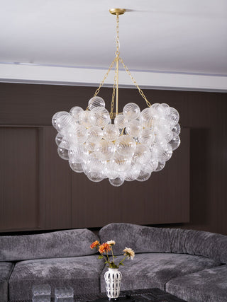 Aurora Chandelier Glass Ball Bubble Modern - Blowlighting