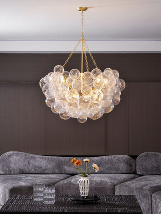 Aurora Chandelier Glass Ball Bubble Modern - Blowlighting