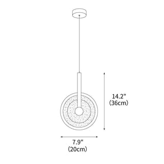 Glass Light Sheet Modern Glass Pendant Light