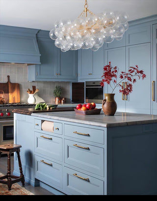 Aurora Chandelier Glass Ball Bubble Modern - Blowlighting