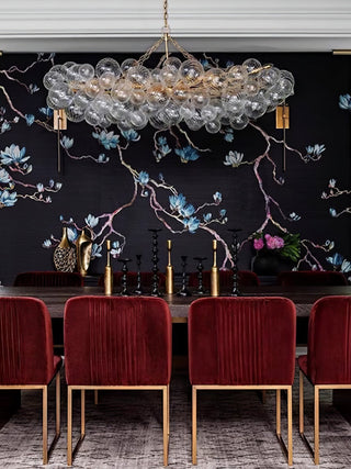 Aurora Chandelier Glass Ball Bubble Modern - Blowlighting