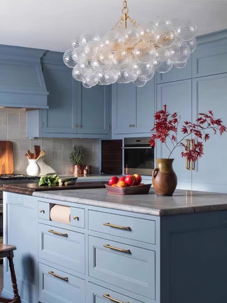 Aurora Chandelier Glass Ball Bubble Modern - Blowlighting