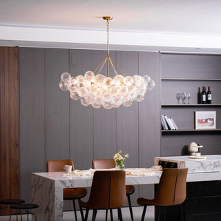 Aurora Chandelier Glass Ball Bubble Modern - Blowlighting
