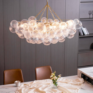 Aurora Chandelier Glass Ball Bubble Modern - Blowlighting