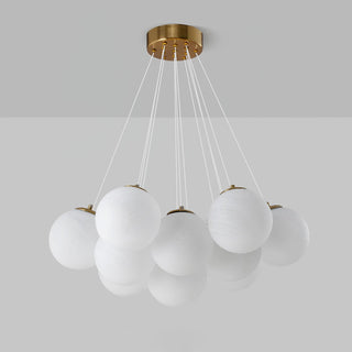 Glass Cluster Serene Glass Chandelier