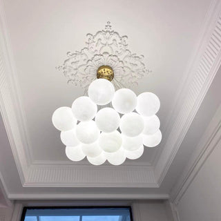 Glass Cluster Serene Glass Chandelier
